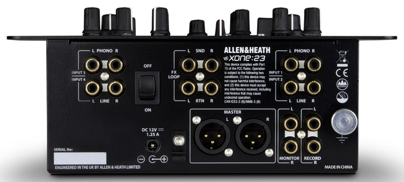 Allen & Heath XONE 23 2 Channel Analogue DJ Mixer
